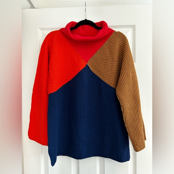 Paul Smith London, Colour Block Knit Jumper - Multi - Picture 1 of 3